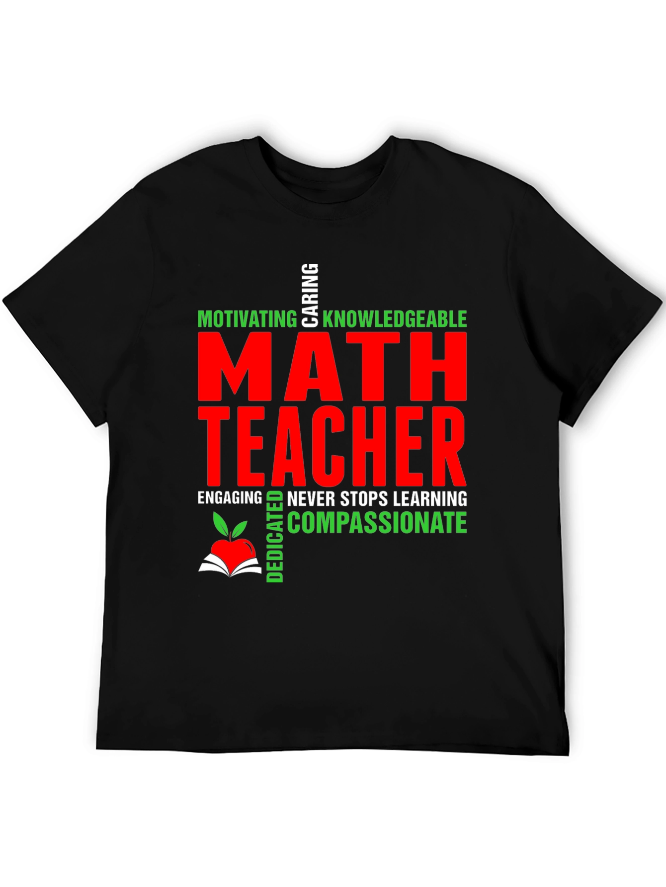 Math Teacher Graphic T-Shirt