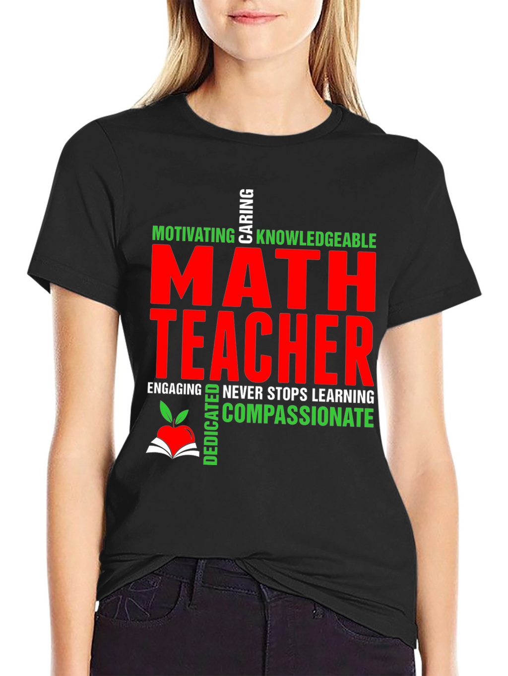 Math Teacher Graphic T-Shirt