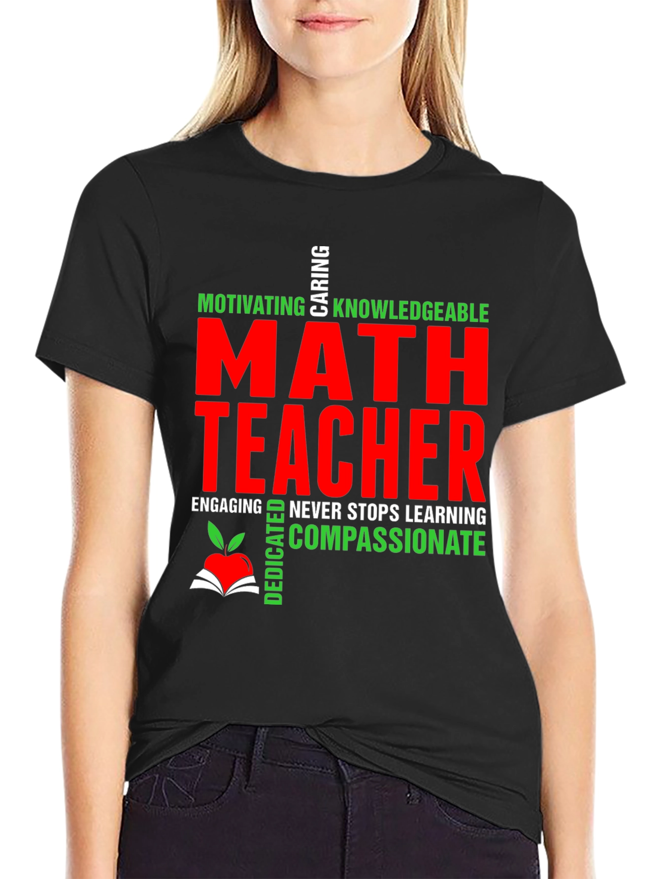 Math Teacher Graphic T-Shirt