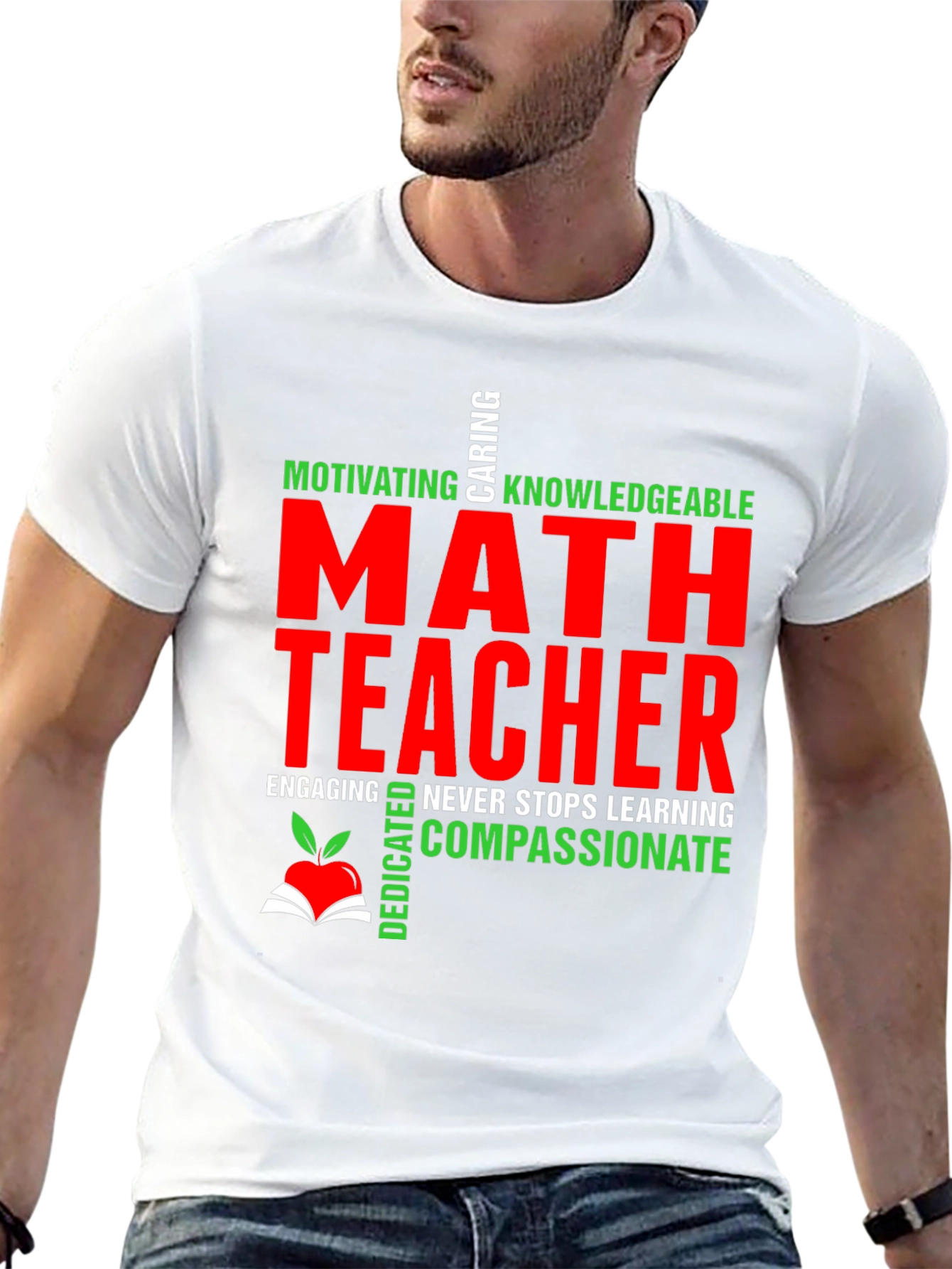 Math Teacher Graphic T-Shirt