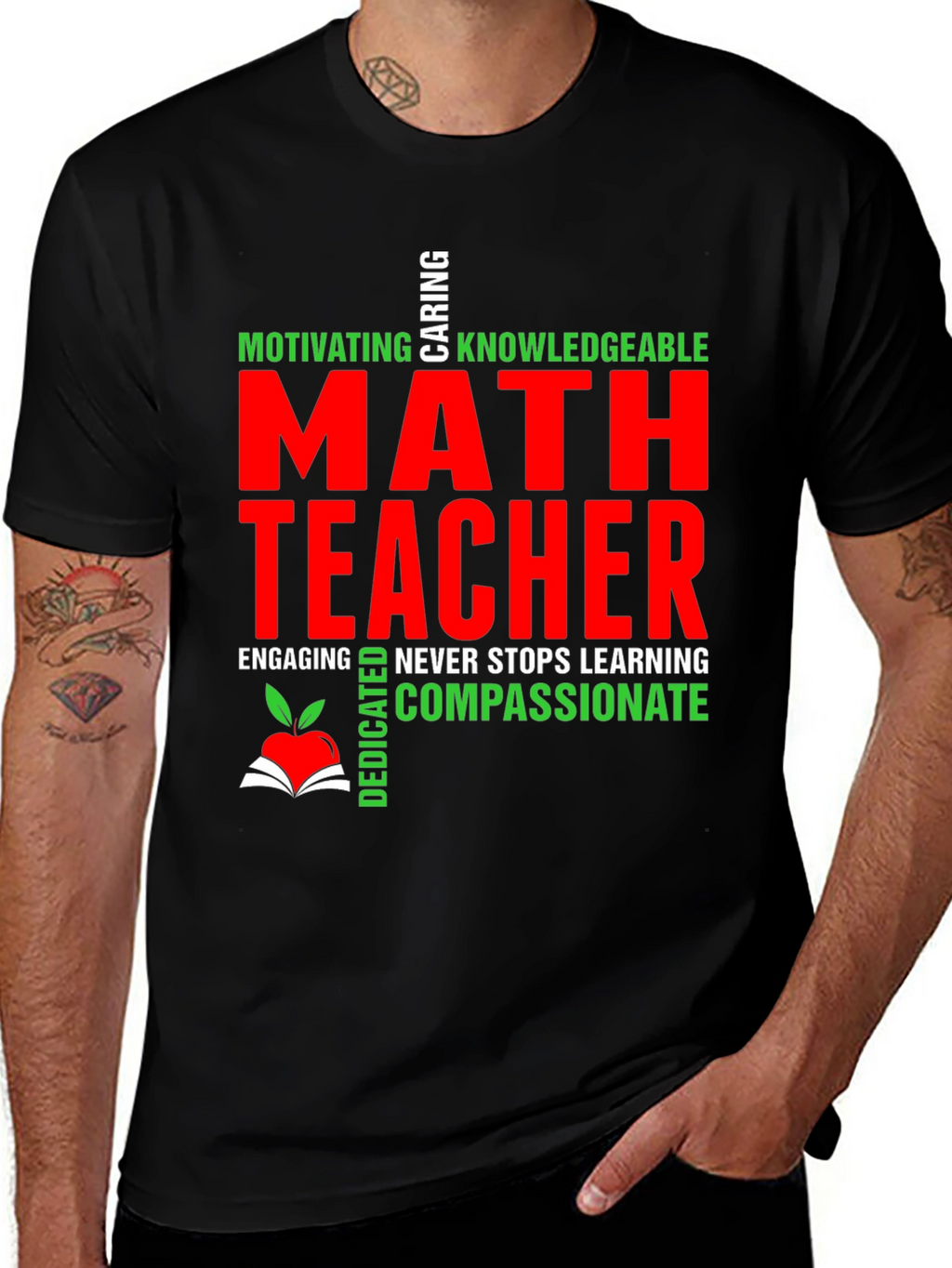 Math Teacher Graphic T-Shirt