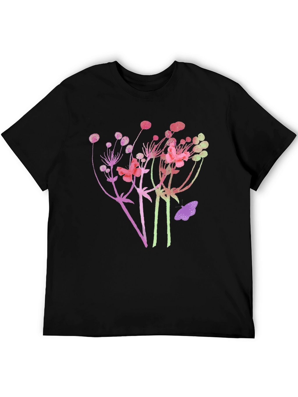 Floral Butterfly Graphic Tee