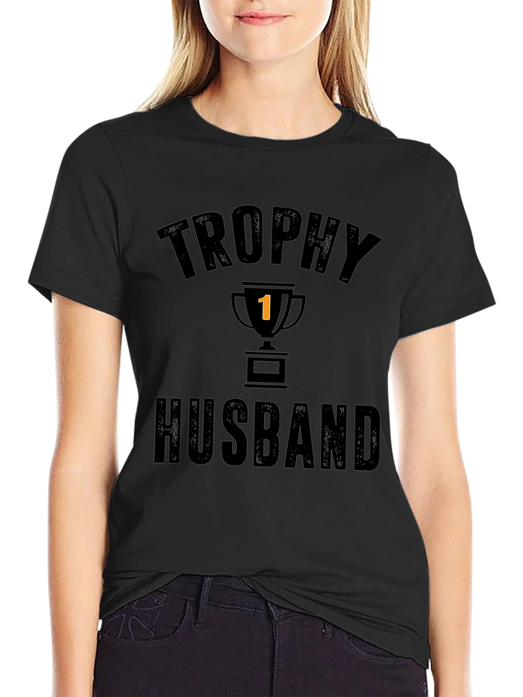 Trophy Husband Graphic T-Shirt - Funny Husband Tee