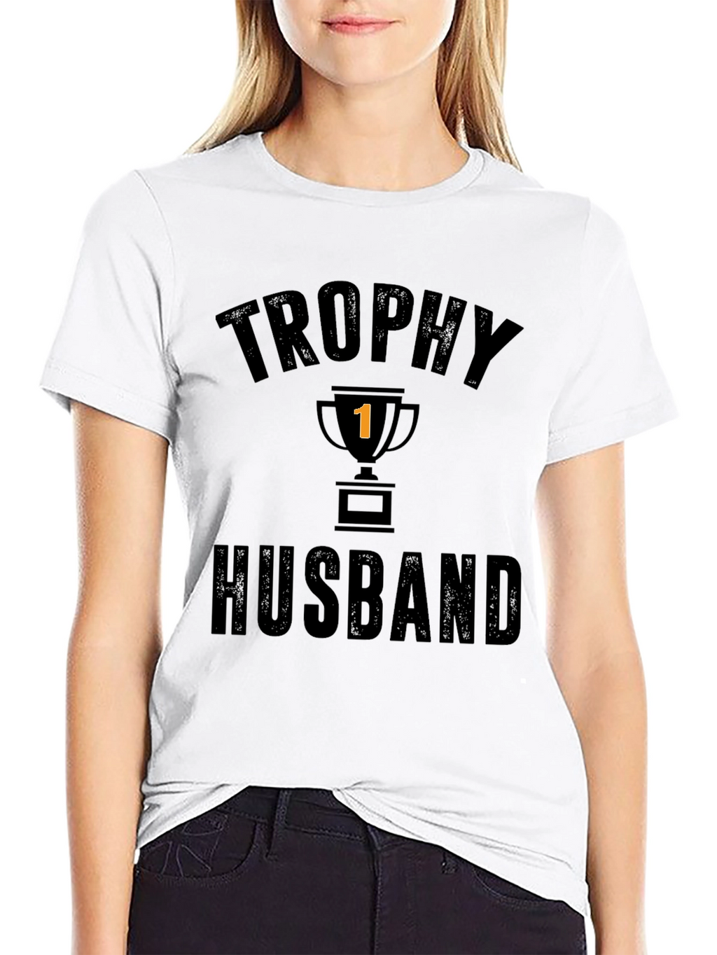 Trophy Husband Graphic T-Shirt - Funny Husband Tee