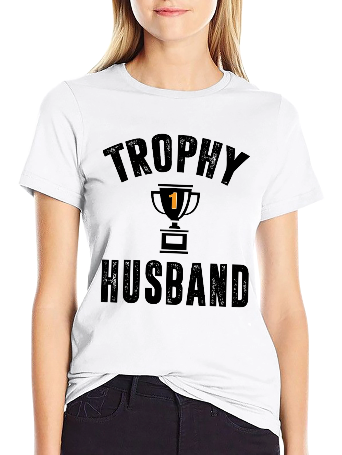 Trophy Husband Graphic T-Shirt - Funny Husband Tee