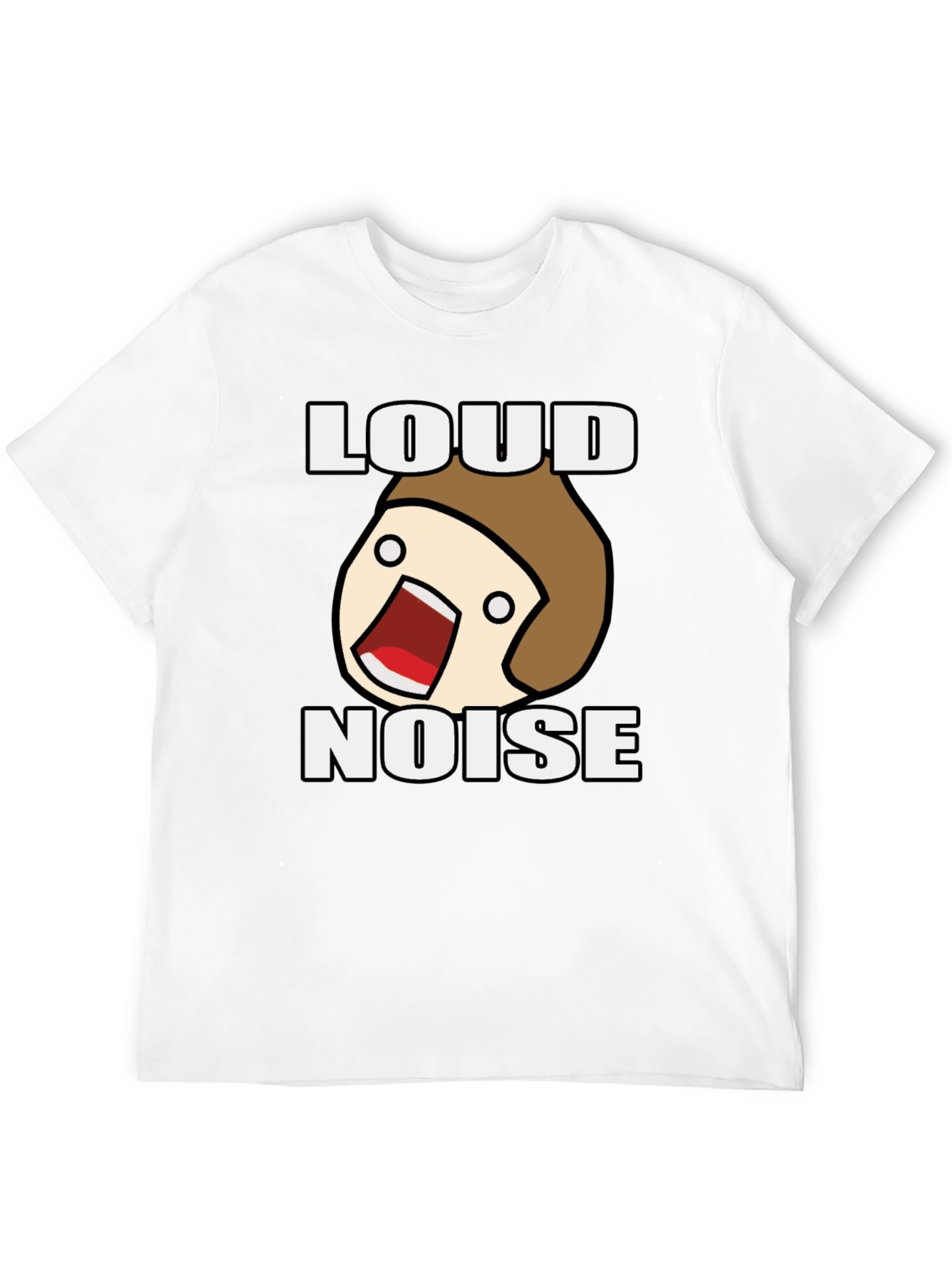 Loud Noise Black Graphic T-Shirt
