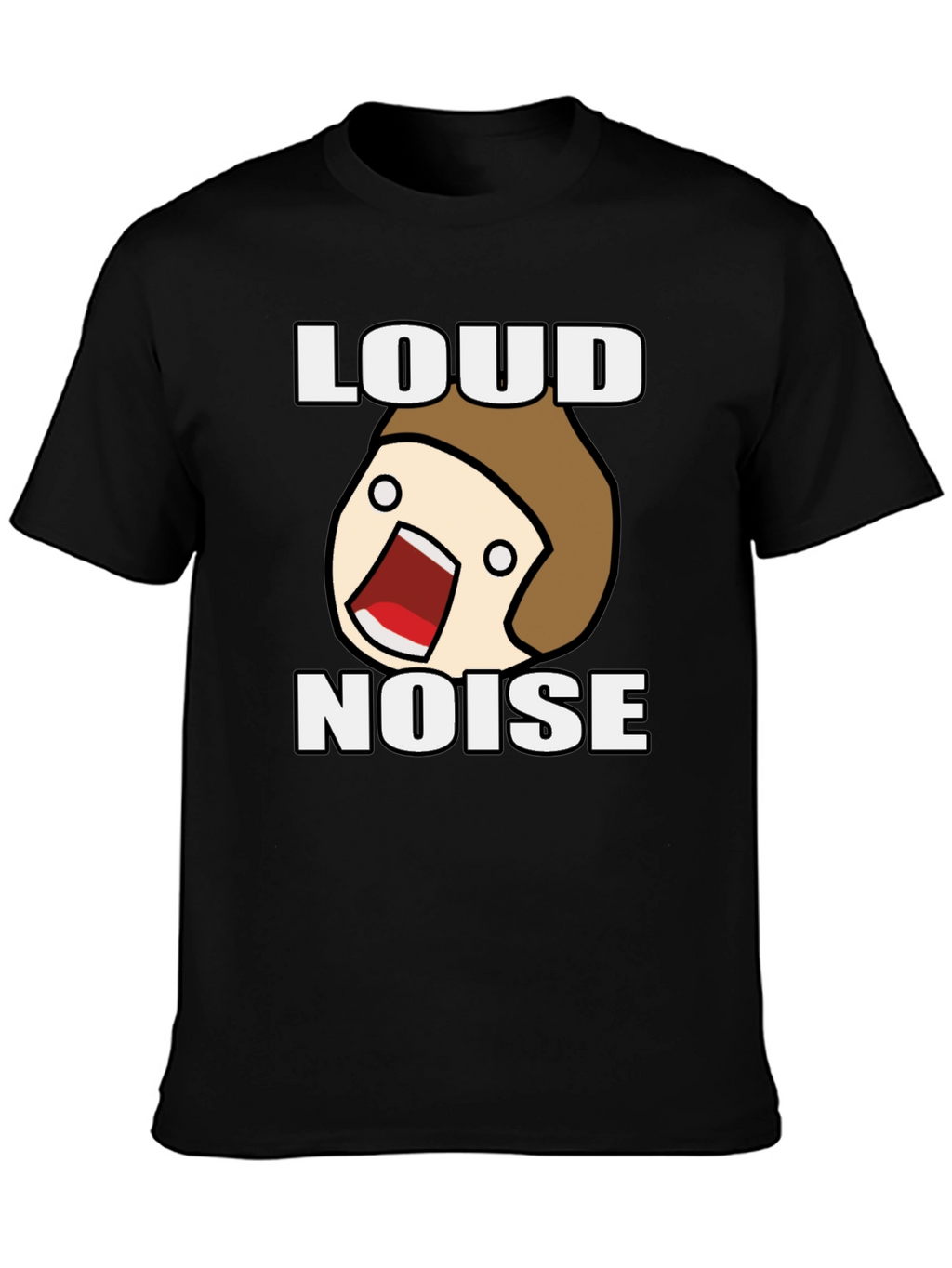 Loud Noise Black Graphic T-Shirt