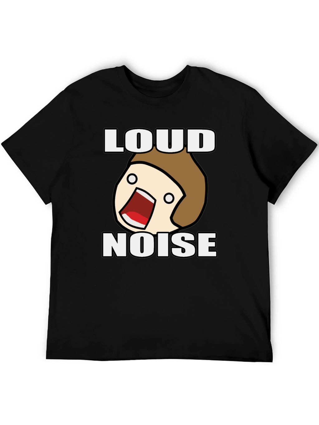 Loud Noise Black Graphic T-Shirt