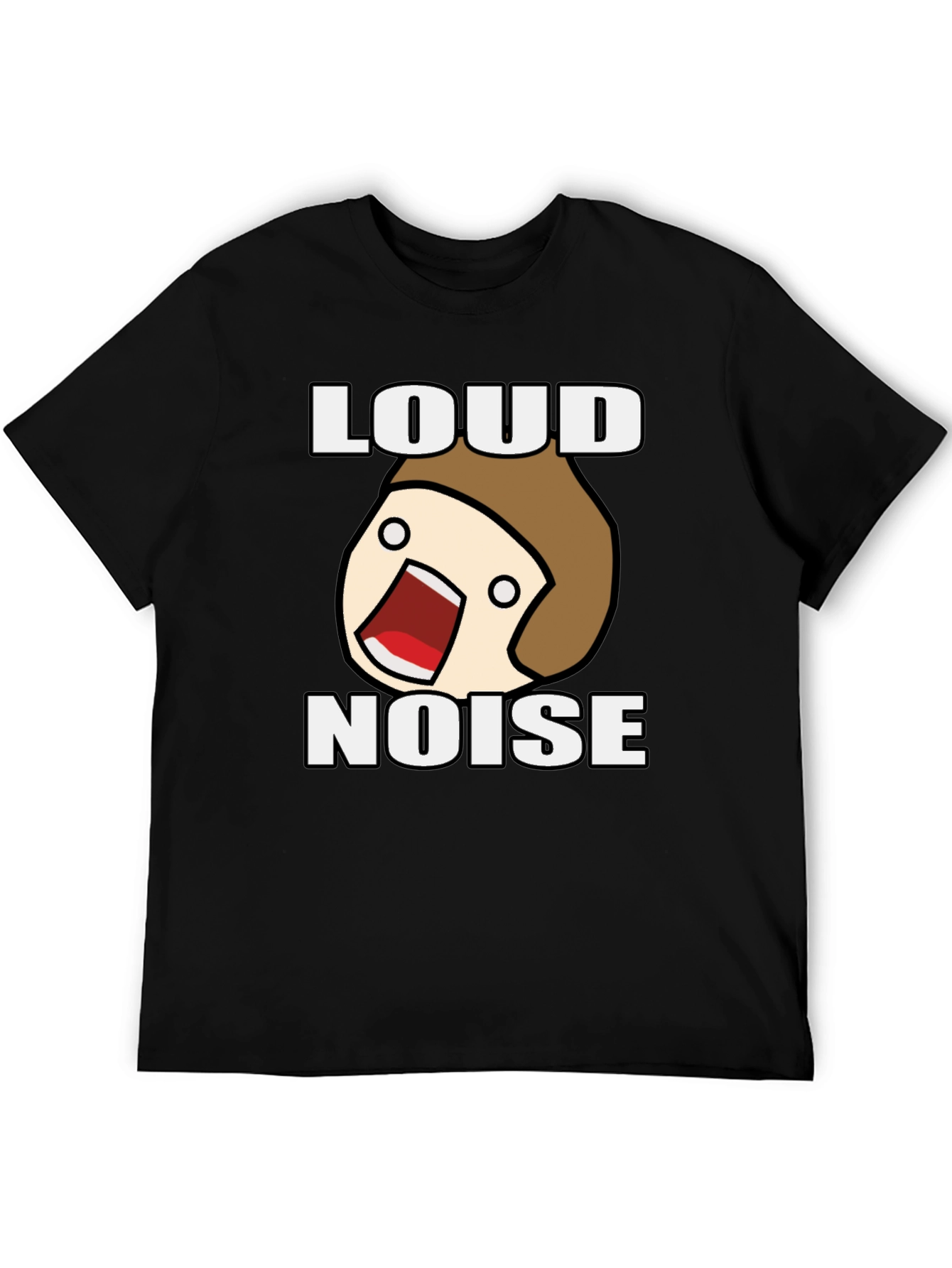 Loud Noise Black Graphic T-Shirt
