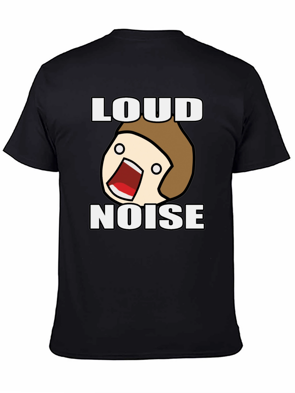 Loud Noise Black Graphic T-Shirt