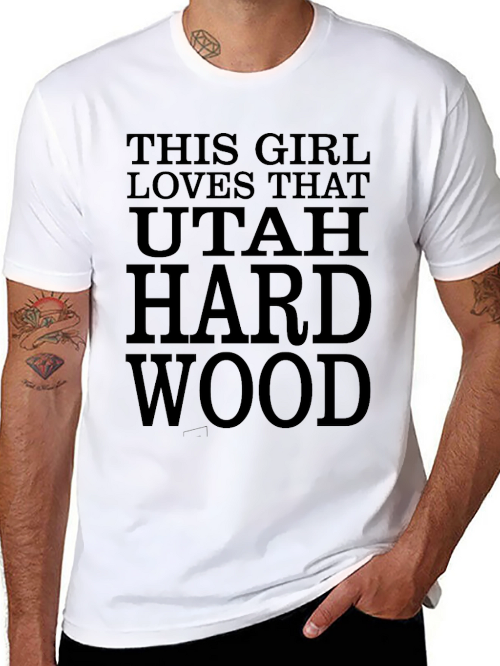 Utah Hardwood Lover T-Shirt - Funny Basketball Fan Tee