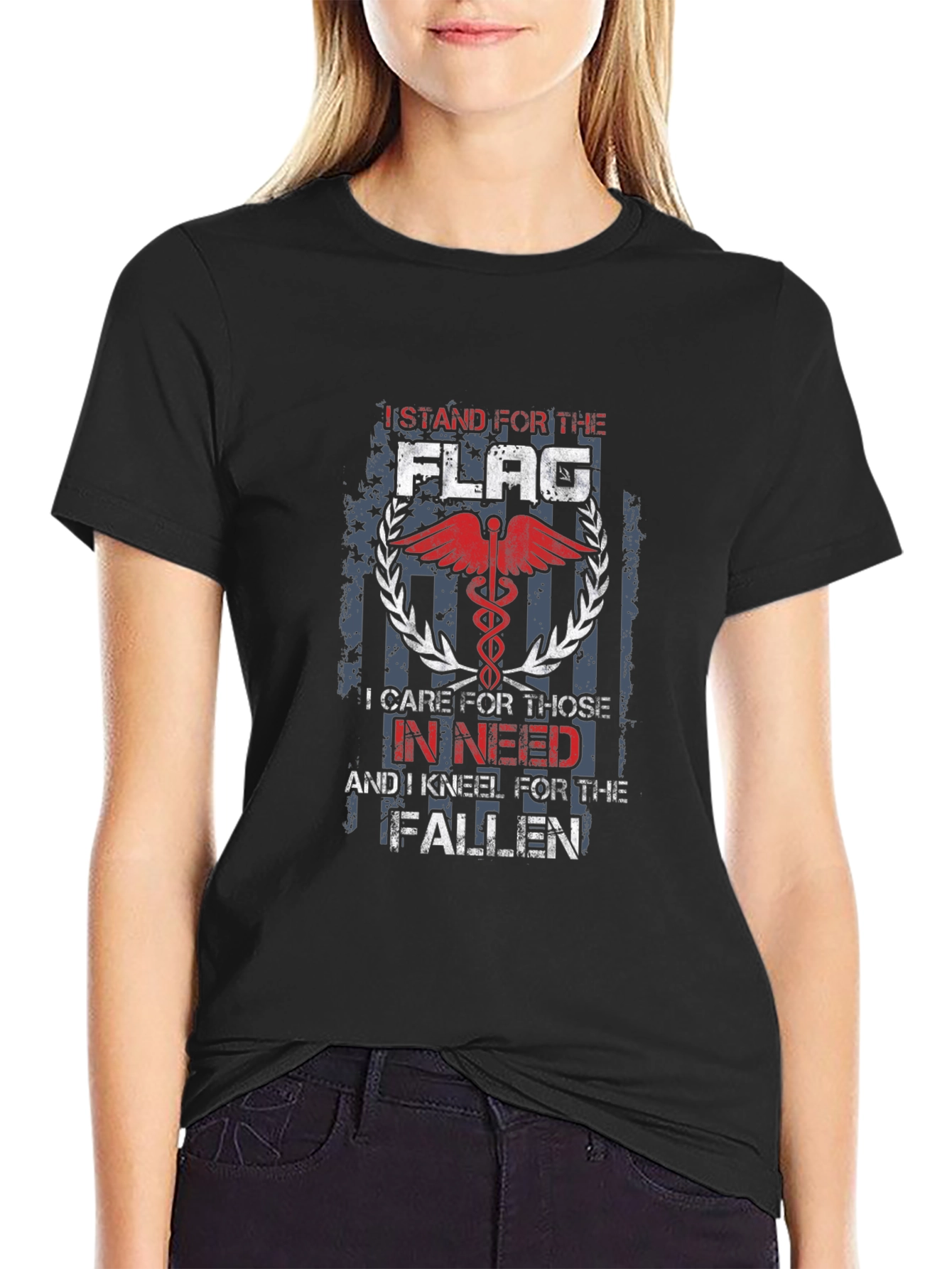 I Stand For The Flag Care For Those T-Shirt