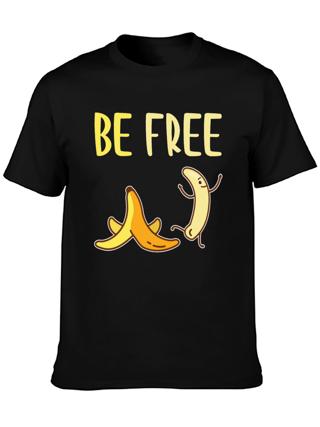 Be Free Banana Graphic T-Shirt