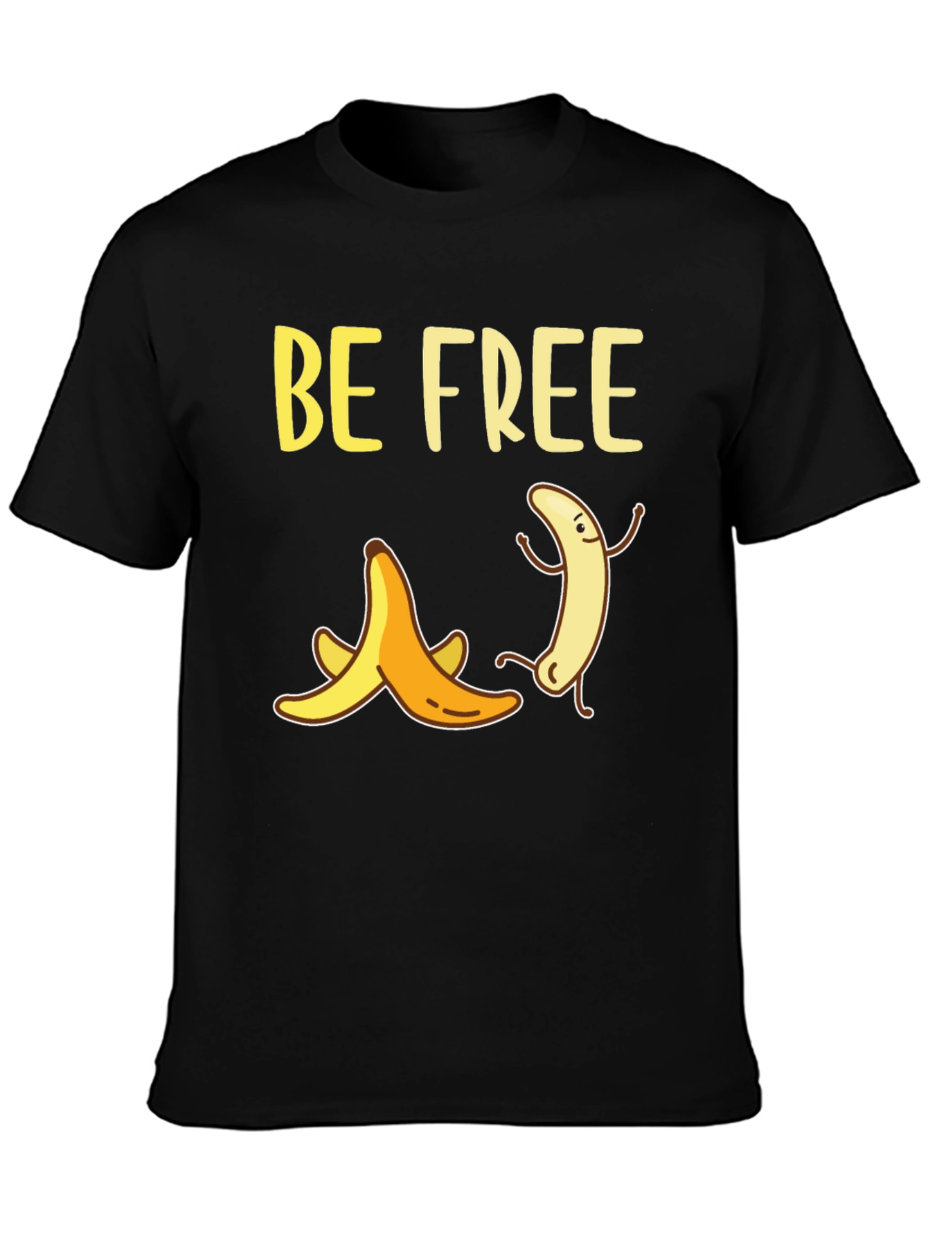 Be Free Banana Graphic T-Shirt