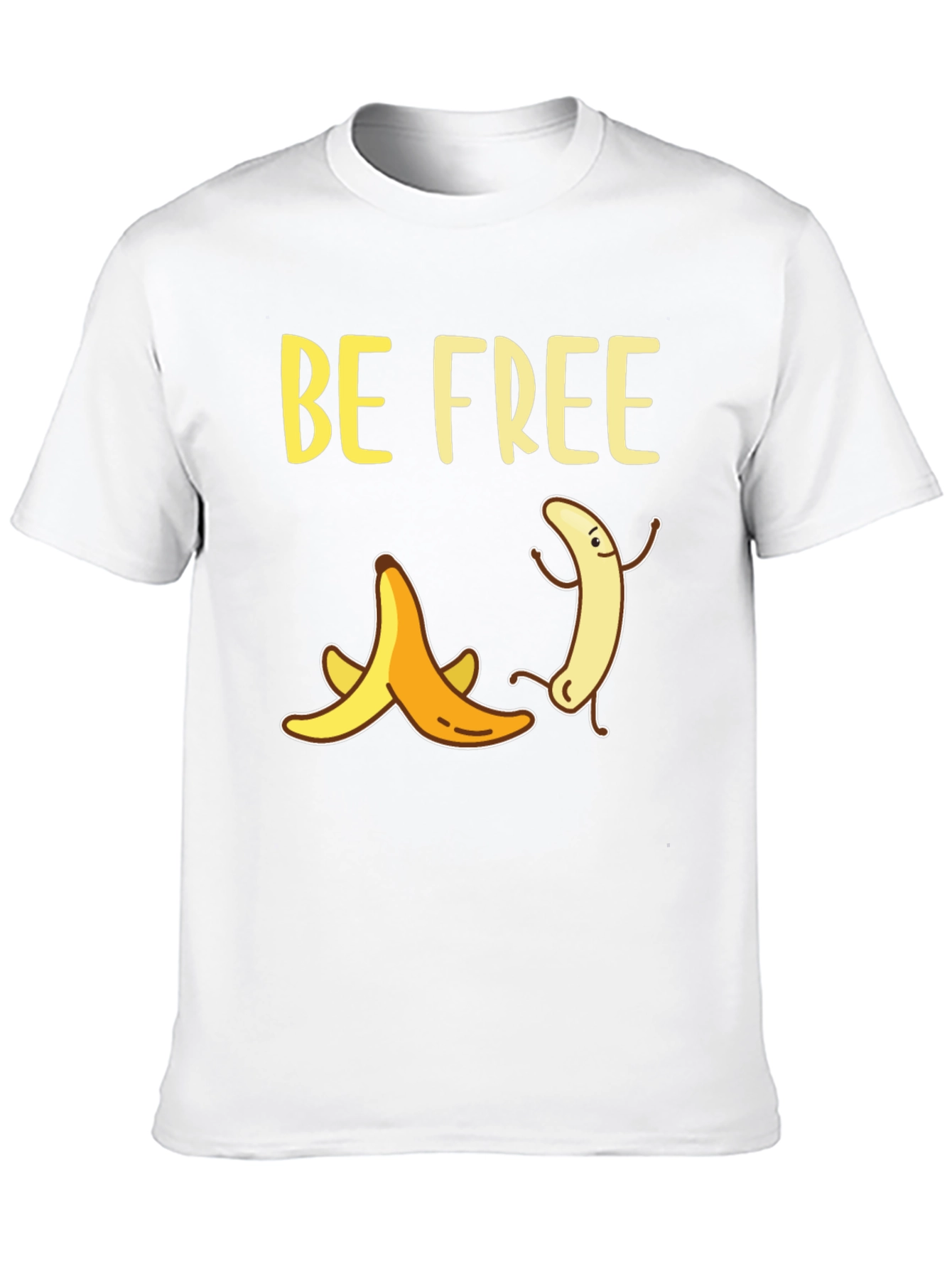 Be Free Banana Graphic T-Shirt