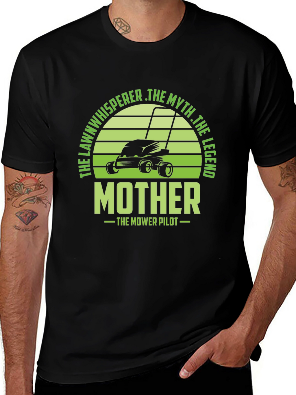 The Lawn Whisperer T-Shirt - Mother The Mower Pilot