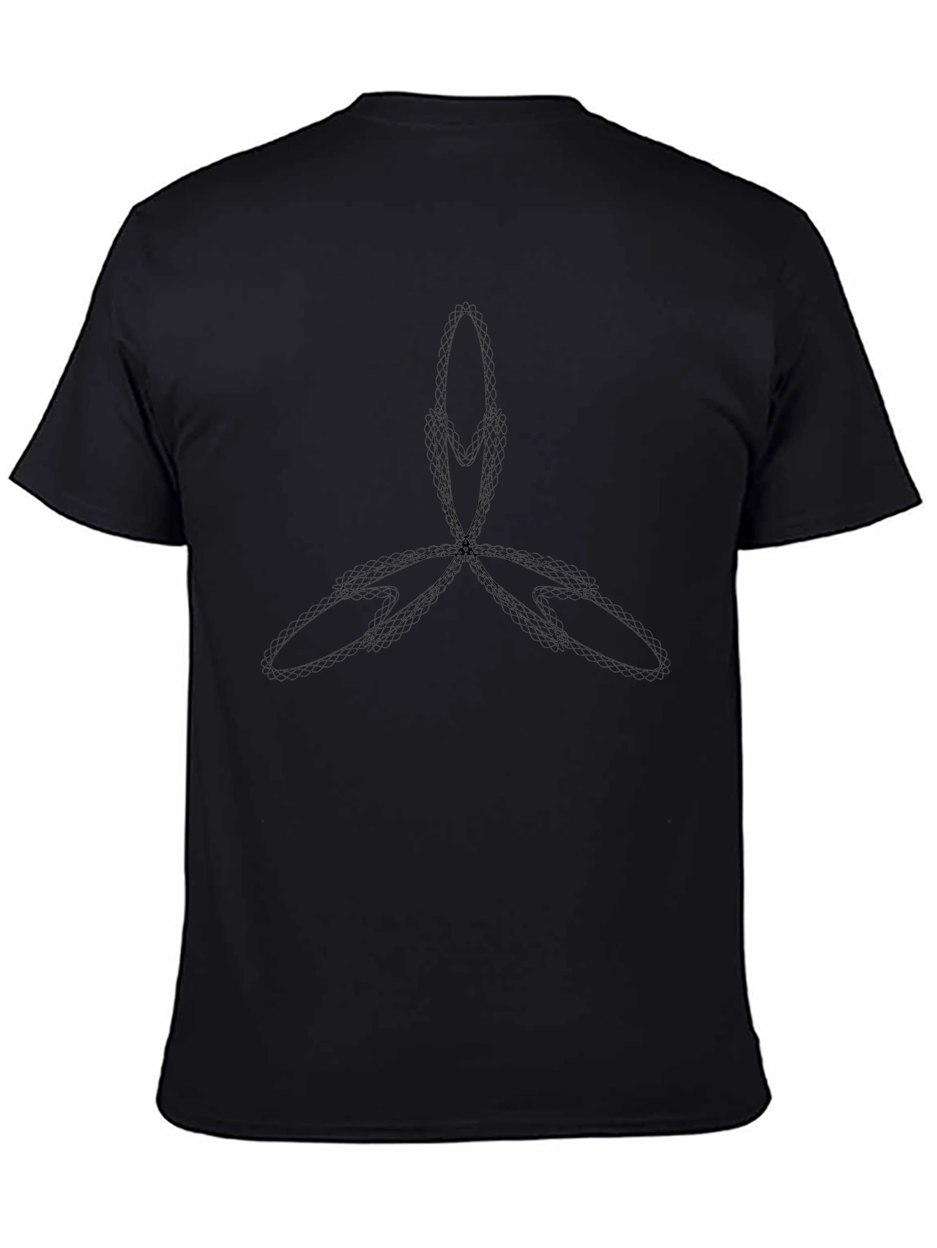 Mens Black Short Sleeve Graphic Tee