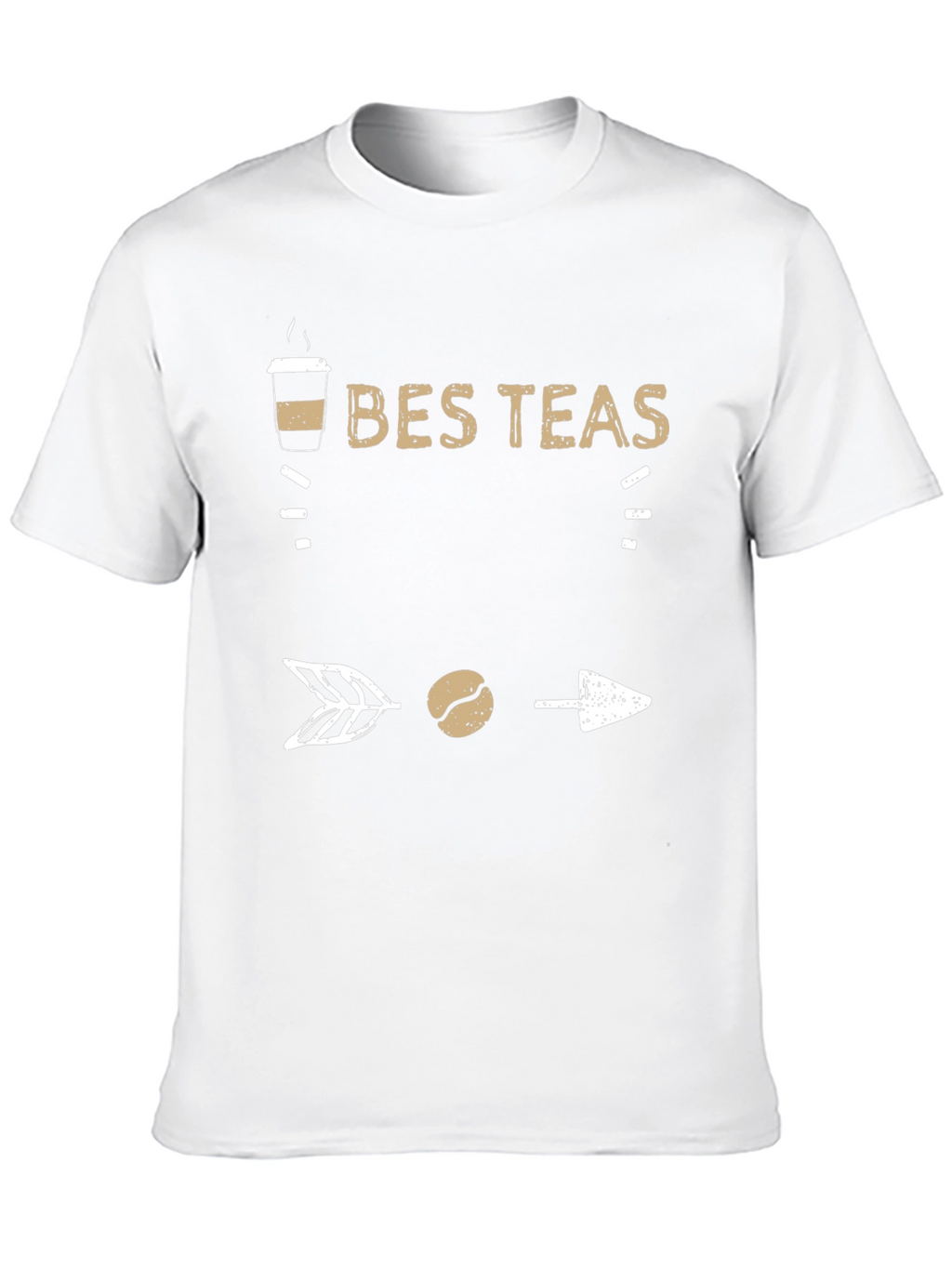 Best Teas T-Shirt - Coffee Bean Arrow Design