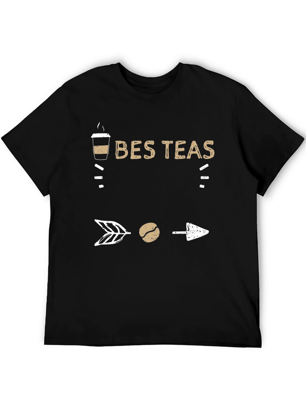 Best Teas T-Shirt - Coffee Bean Arrow Design