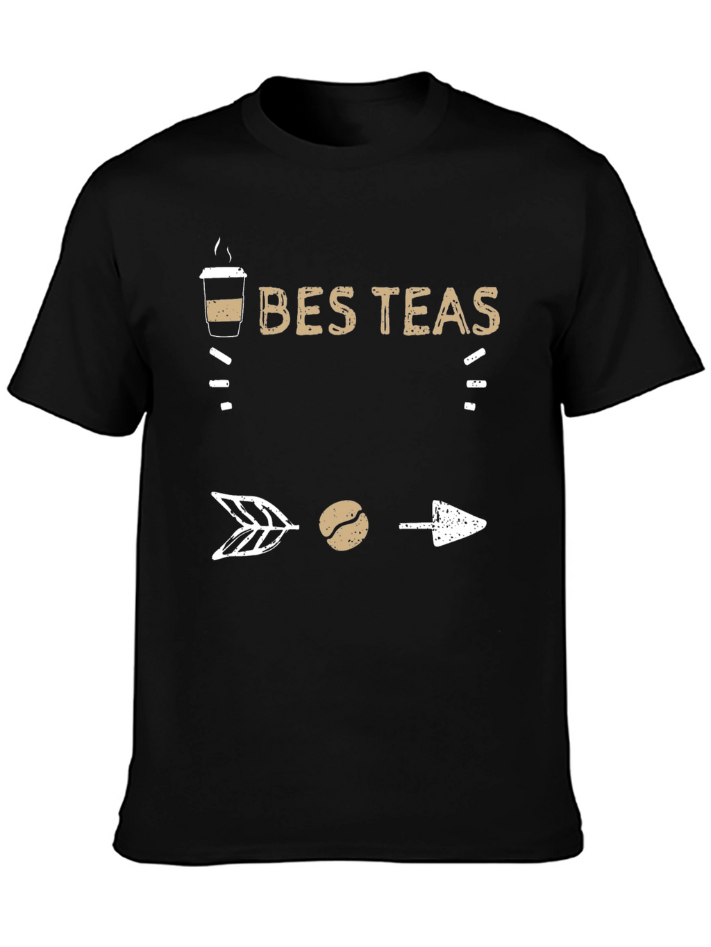 Best Teas T-Shirt - Coffee Bean Arrow Design