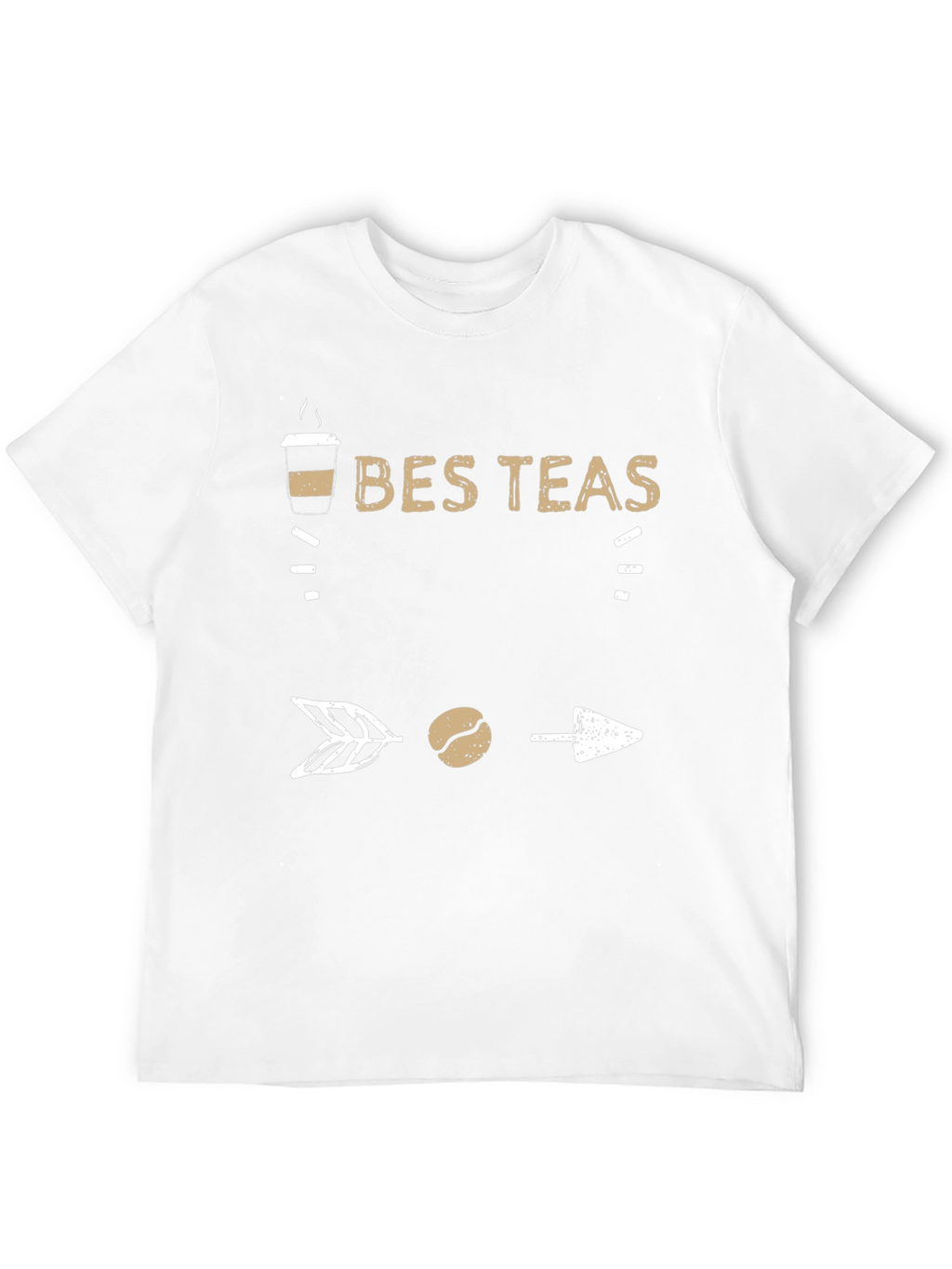 Best Teas T-Shirt - Coffee Bean Arrow Design
