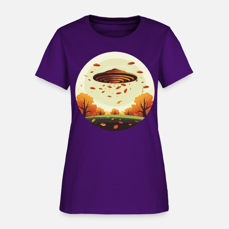 UFO in Autumn Sunset - Alien Extraterrestrial