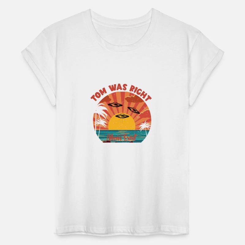 UFO Sunset Palm Trees - Tom Was Right