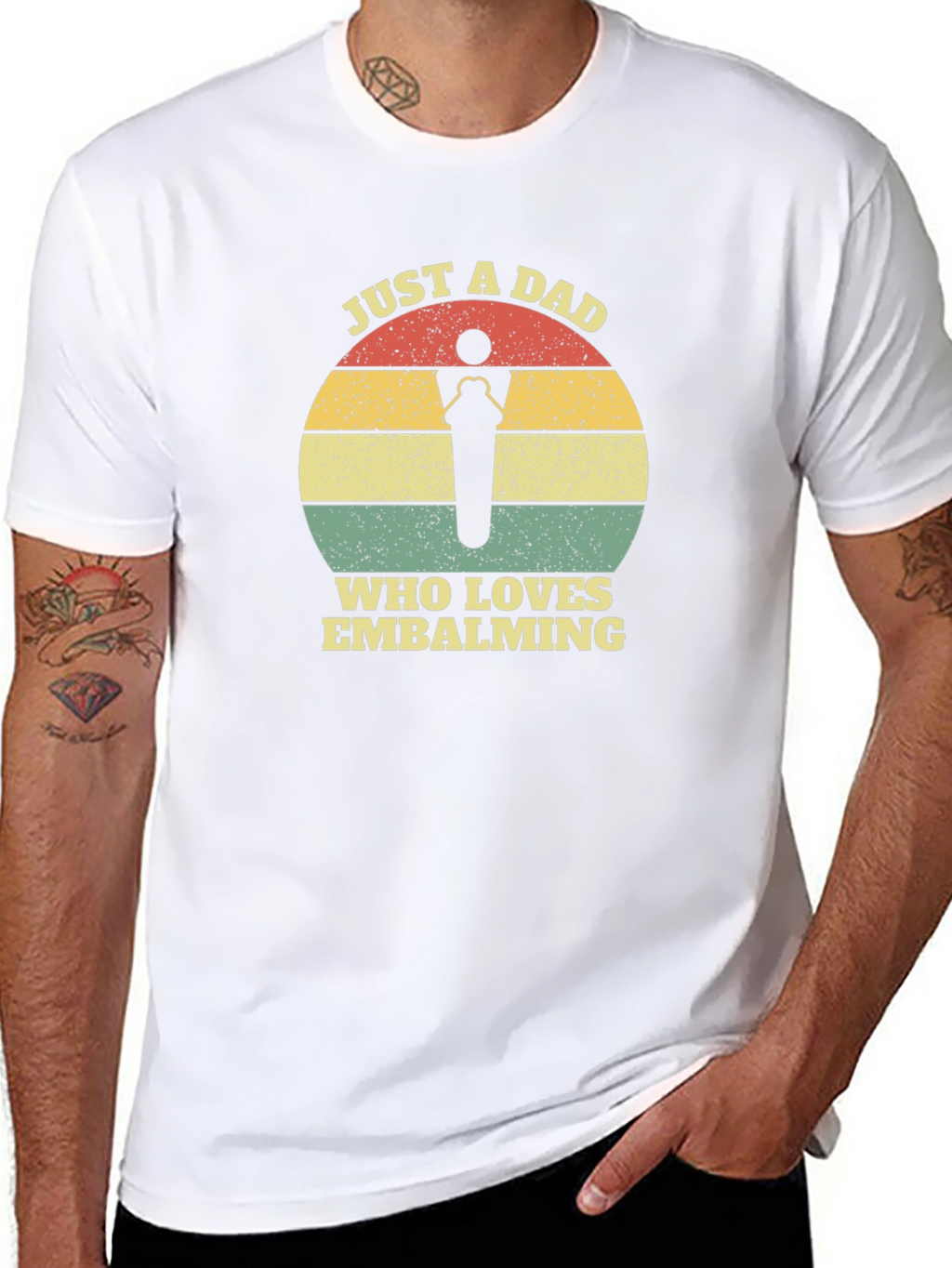 Just a Dad Who Loves Embalming T-Shirt