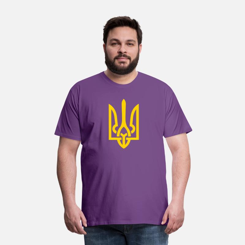 Ukraine Trident Symbol Middle Ukrainian Zeleny