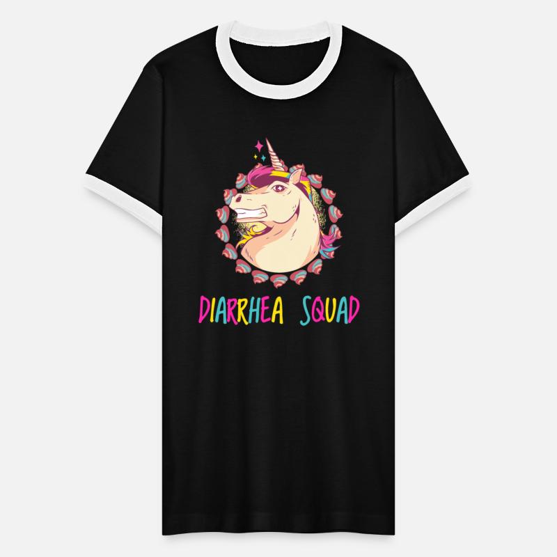 Unicorn Mullet Diarrhea Squad Rainbow Poop