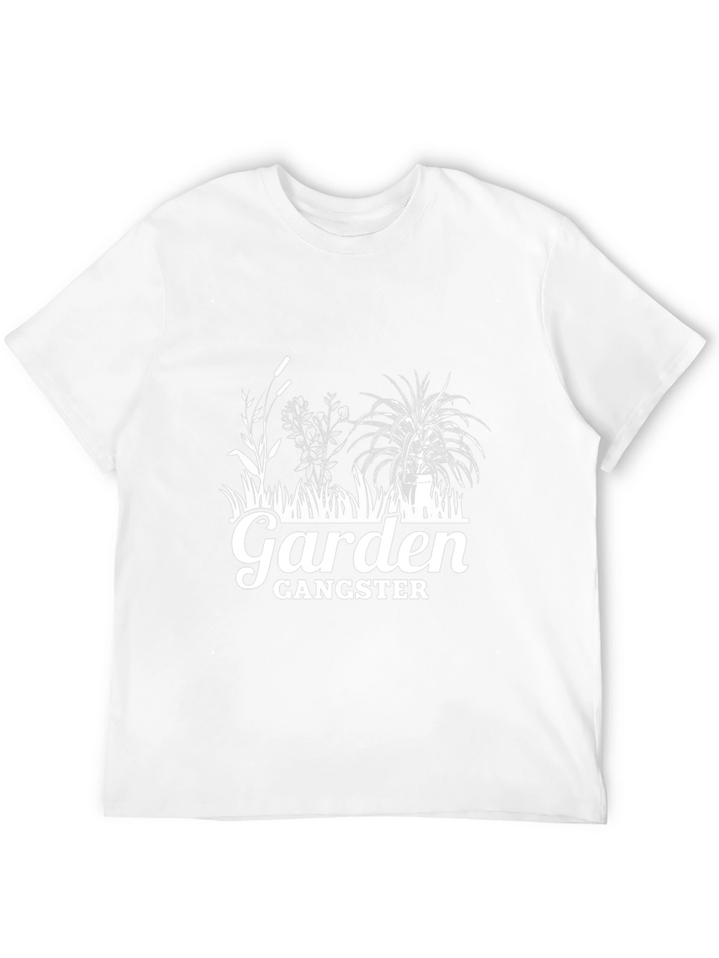 Garden Gangster Graphic Tee - Black Cotton