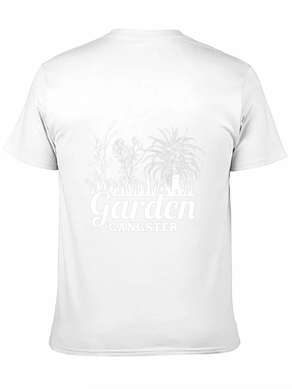 Garden Gangster Graphic Tee - Black Cotton