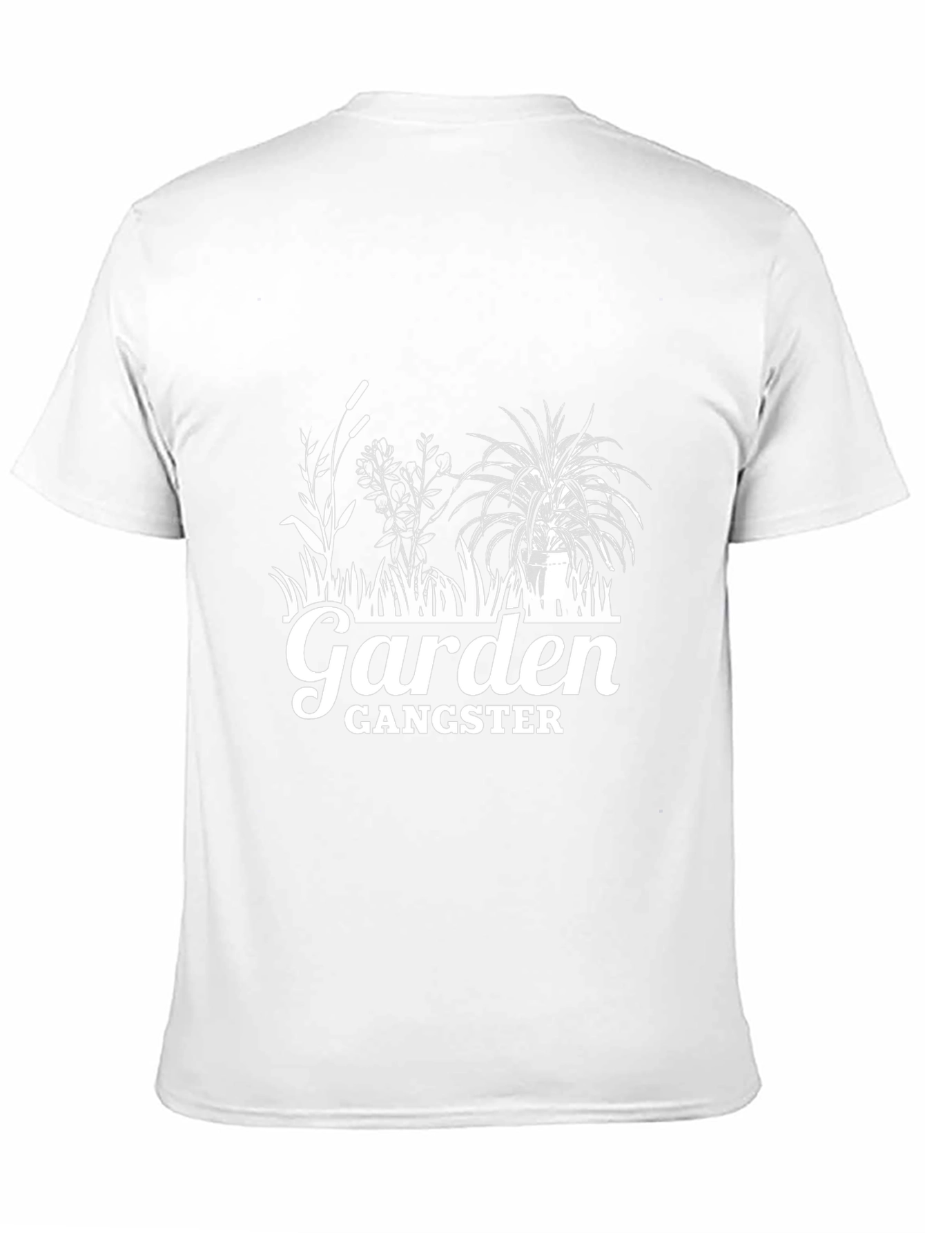 Garden Gangster Graphic Tee - Black Cotton