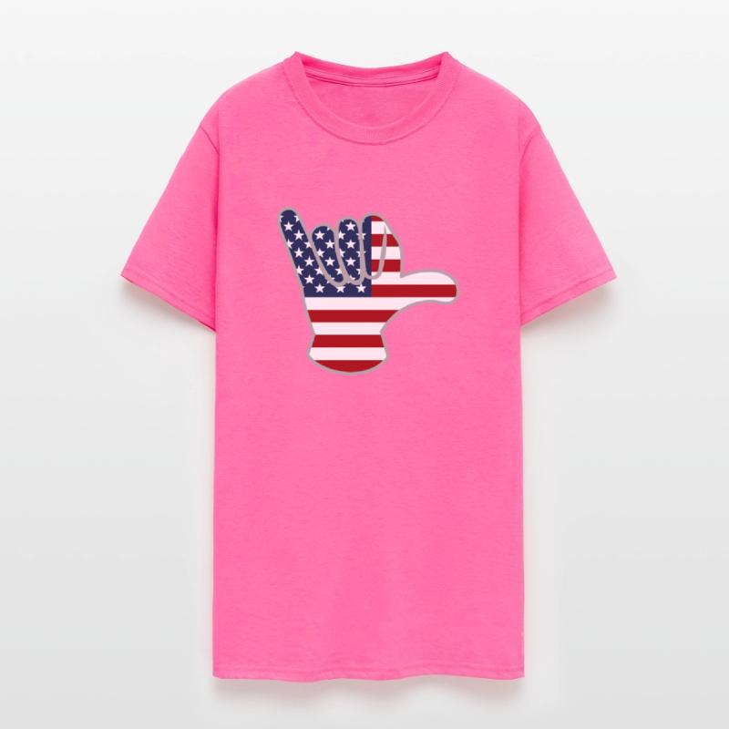 USA flag Shaka