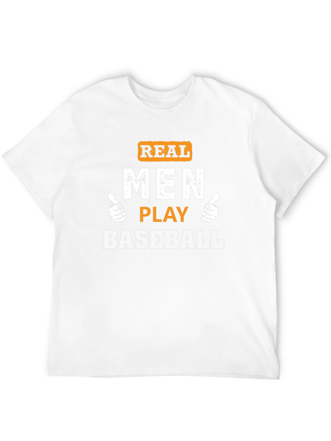 Real Men Play Baseball Graphic Tee