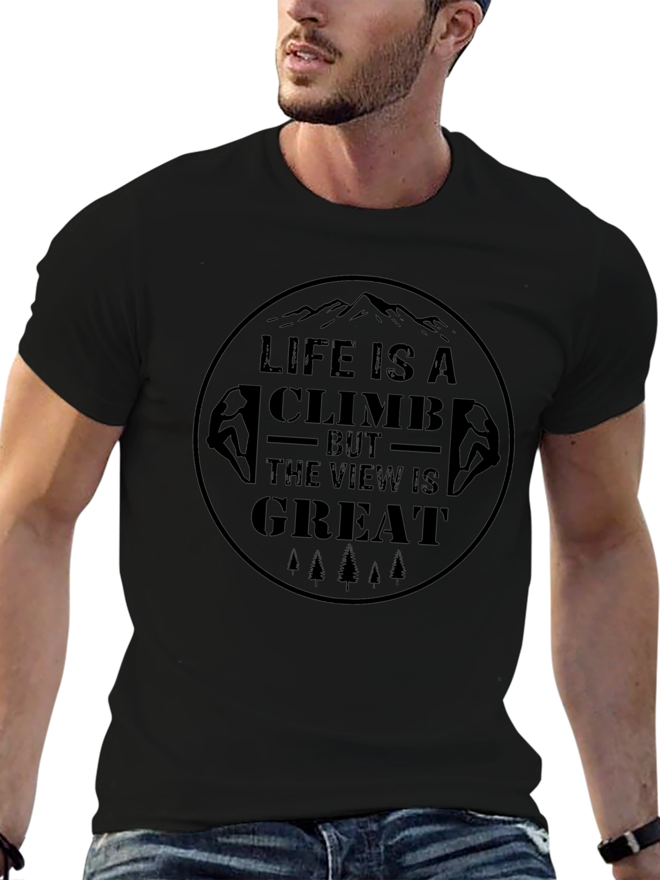 Life is a Climb T-Shirt - Motivational Outdoor Tee