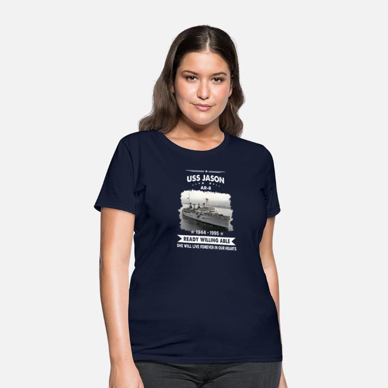 USS jason AR-8 1944-1995 Ready Willing Able She Wi