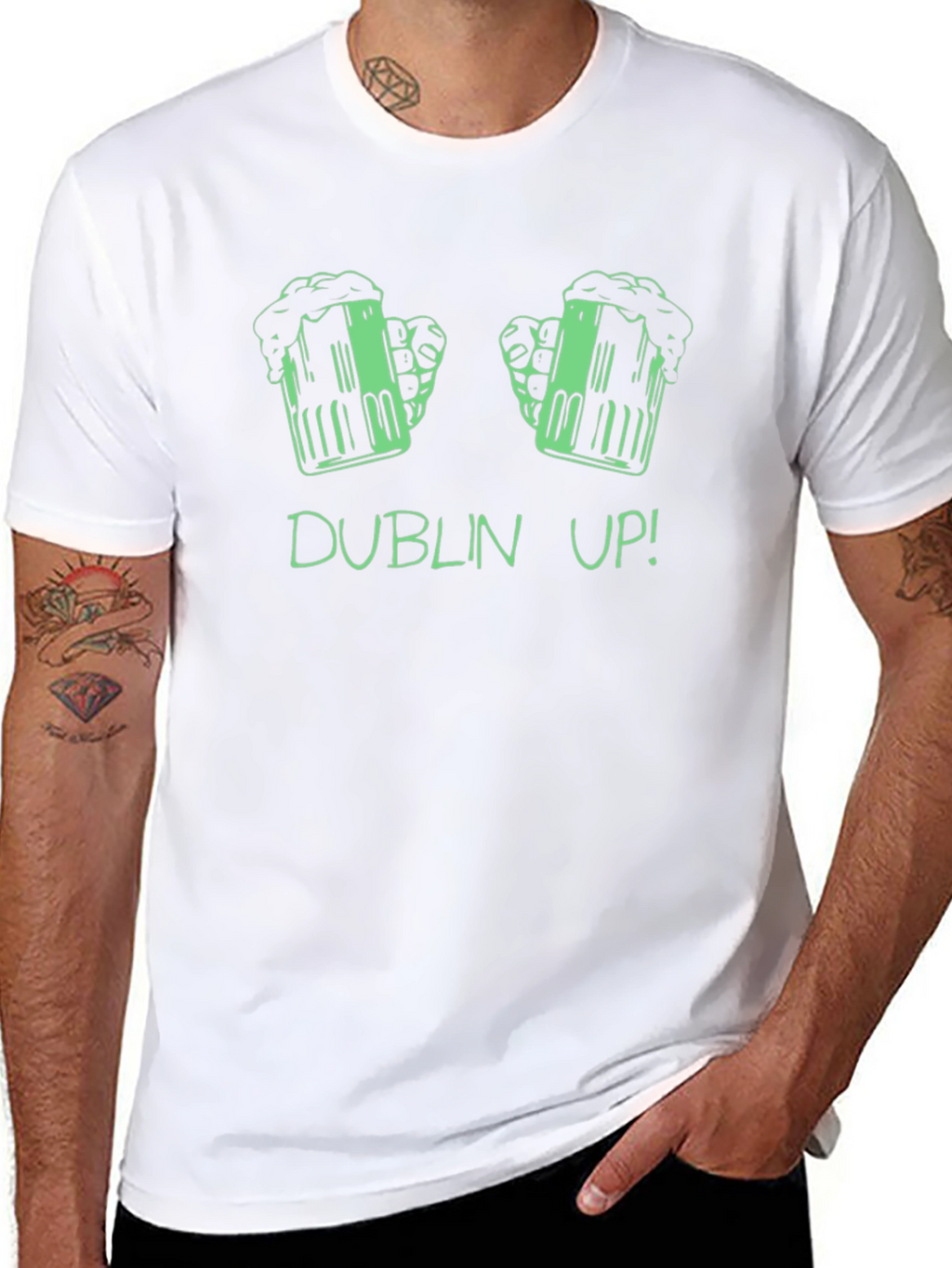 Dublin Up Beer T-Shirt - St. Patricks Day Tee