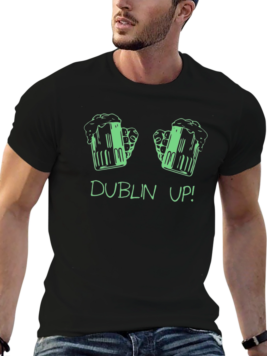 Dublin Up Beer T-Shirt - St. Patricks Day Tee