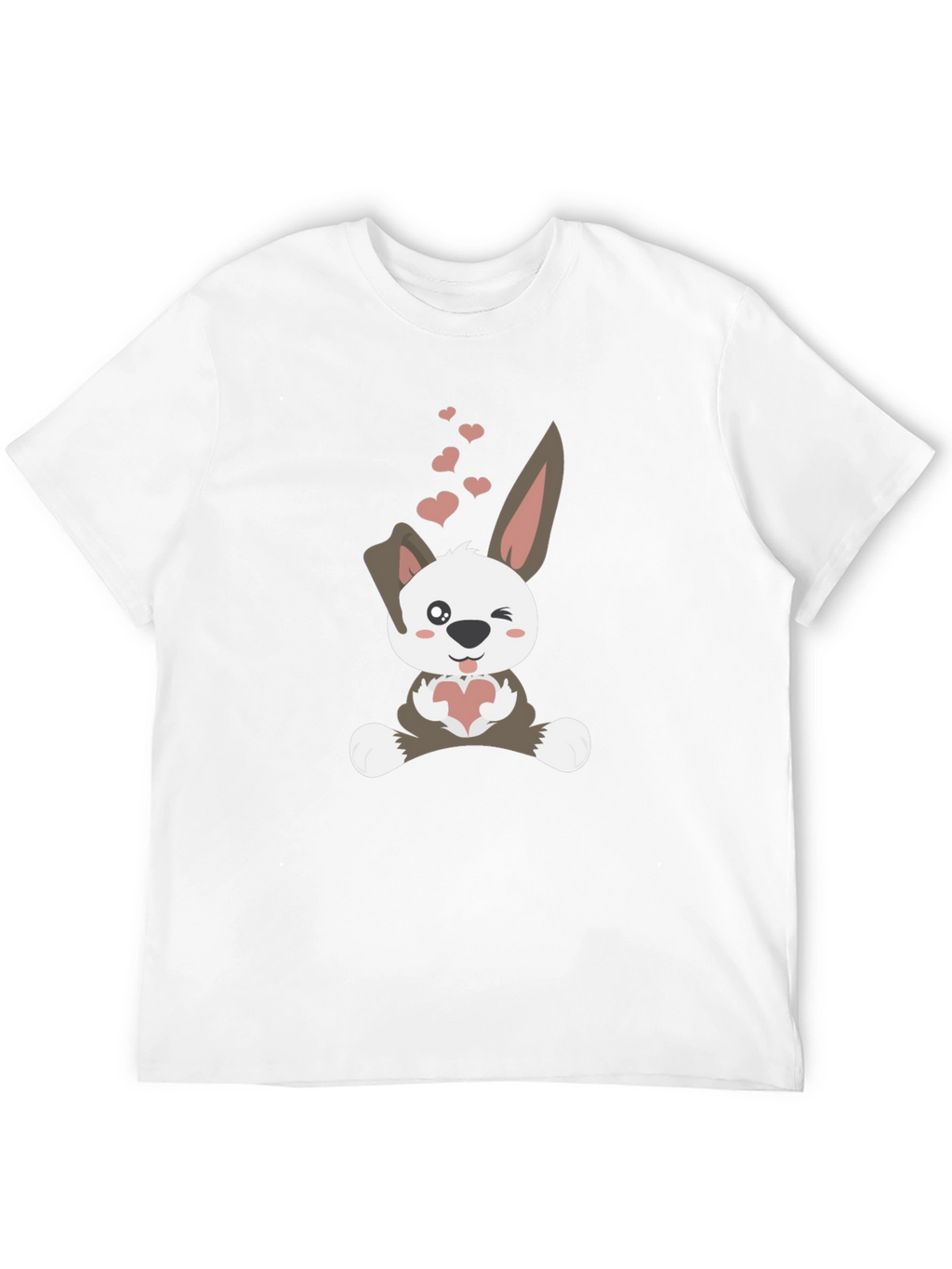 Cute Bunny Valentines Day T-Shirt