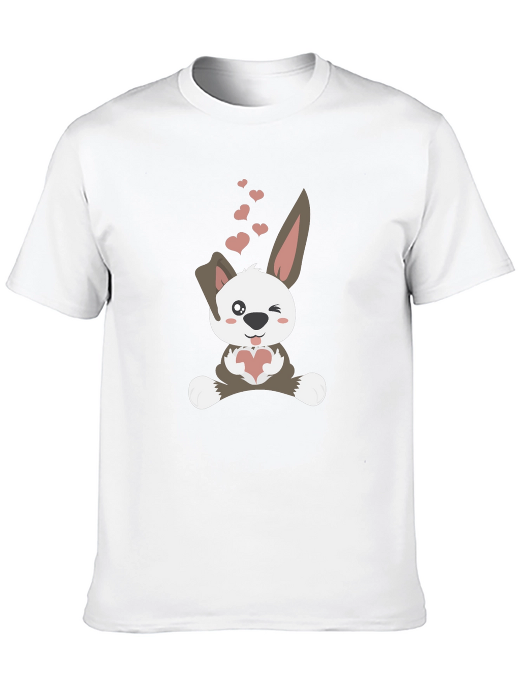 Cute Bunny Valentines Day T-Shirt