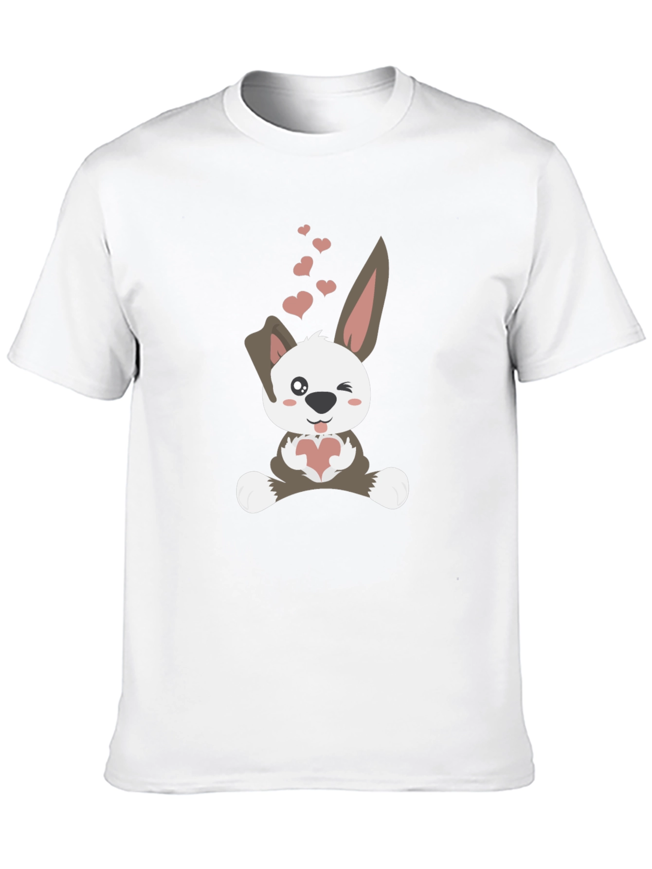 Cute Bunny Valentines Day T-Shirt