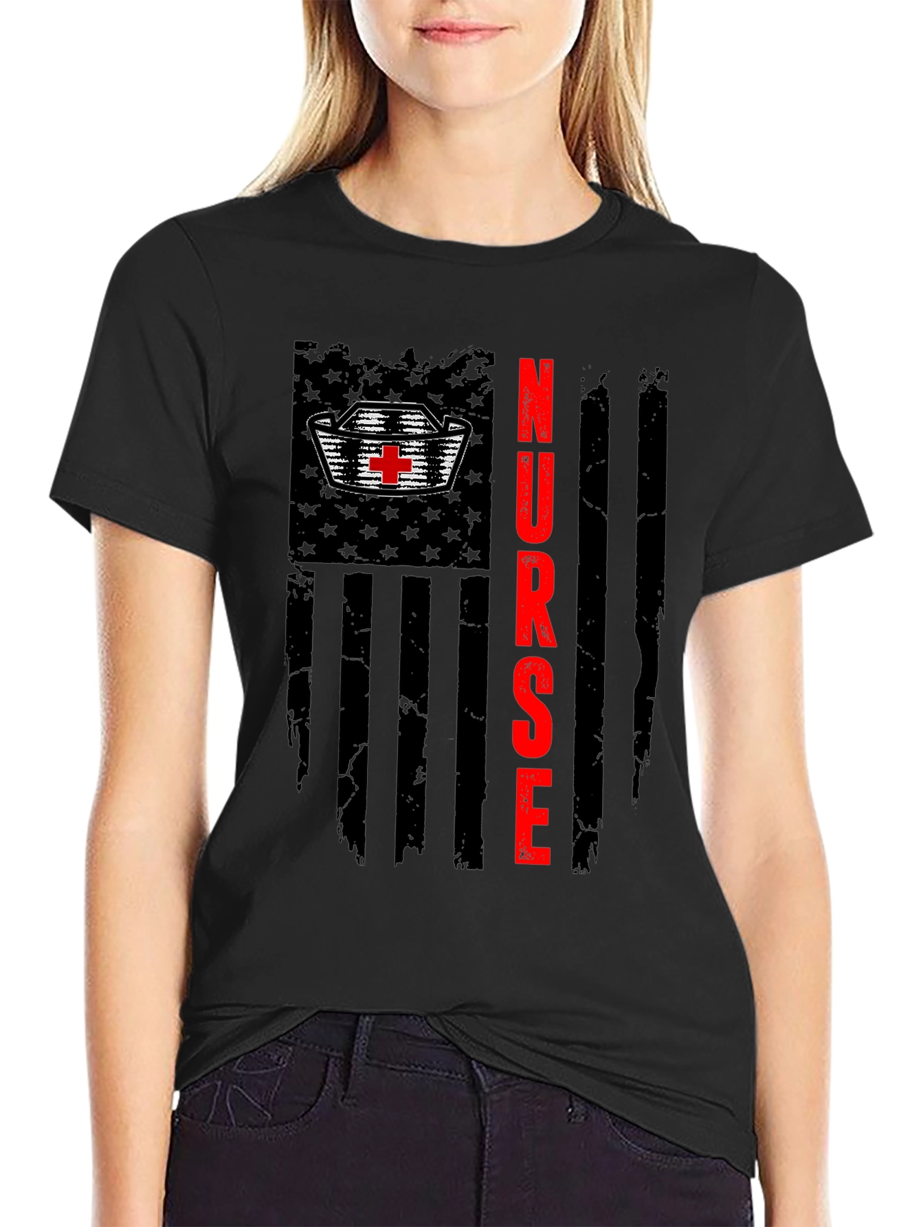 American Nurse Patriotic T-Shirt