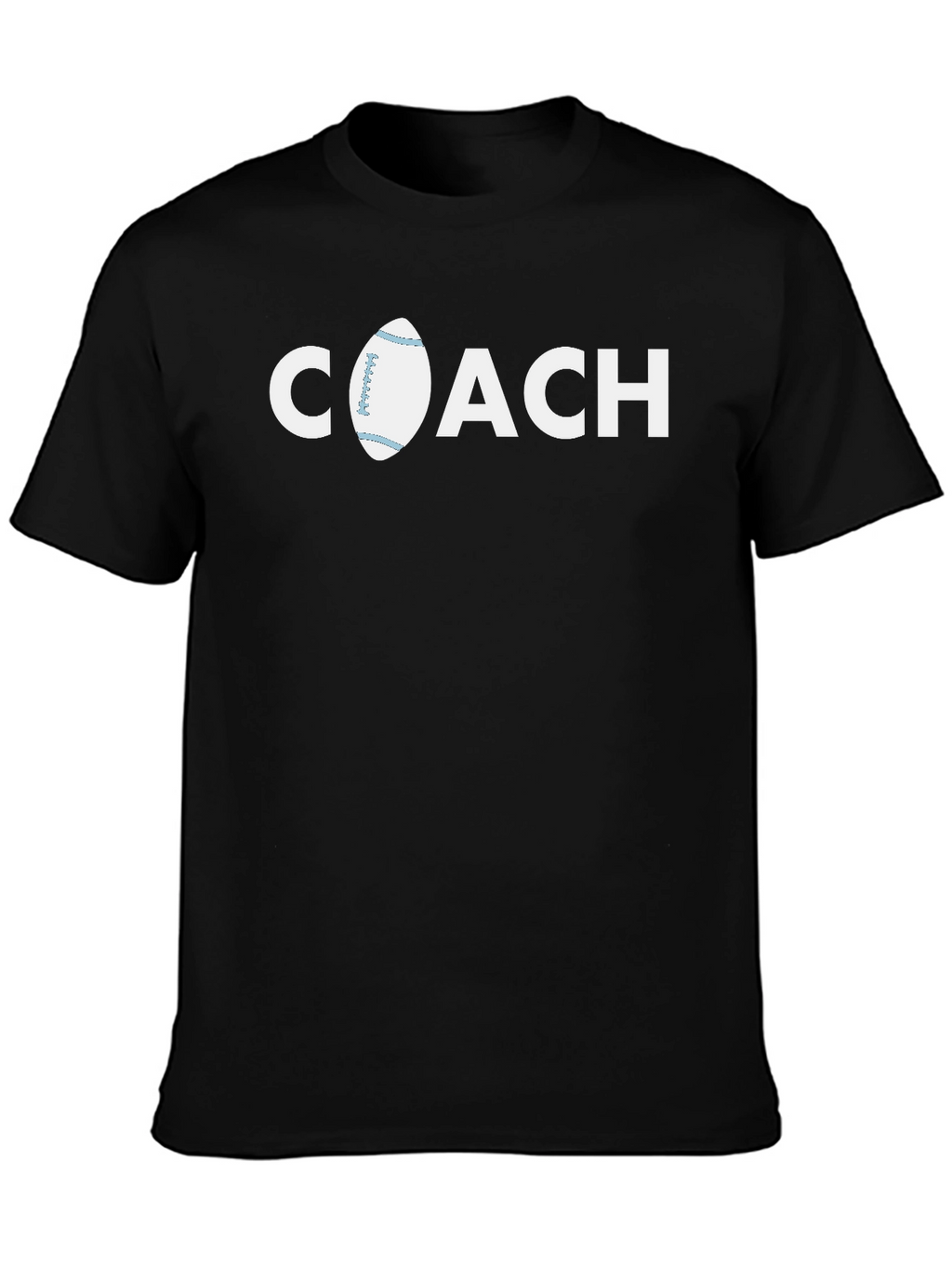 Coach Football Graphic Tee - Black T-Shirt
