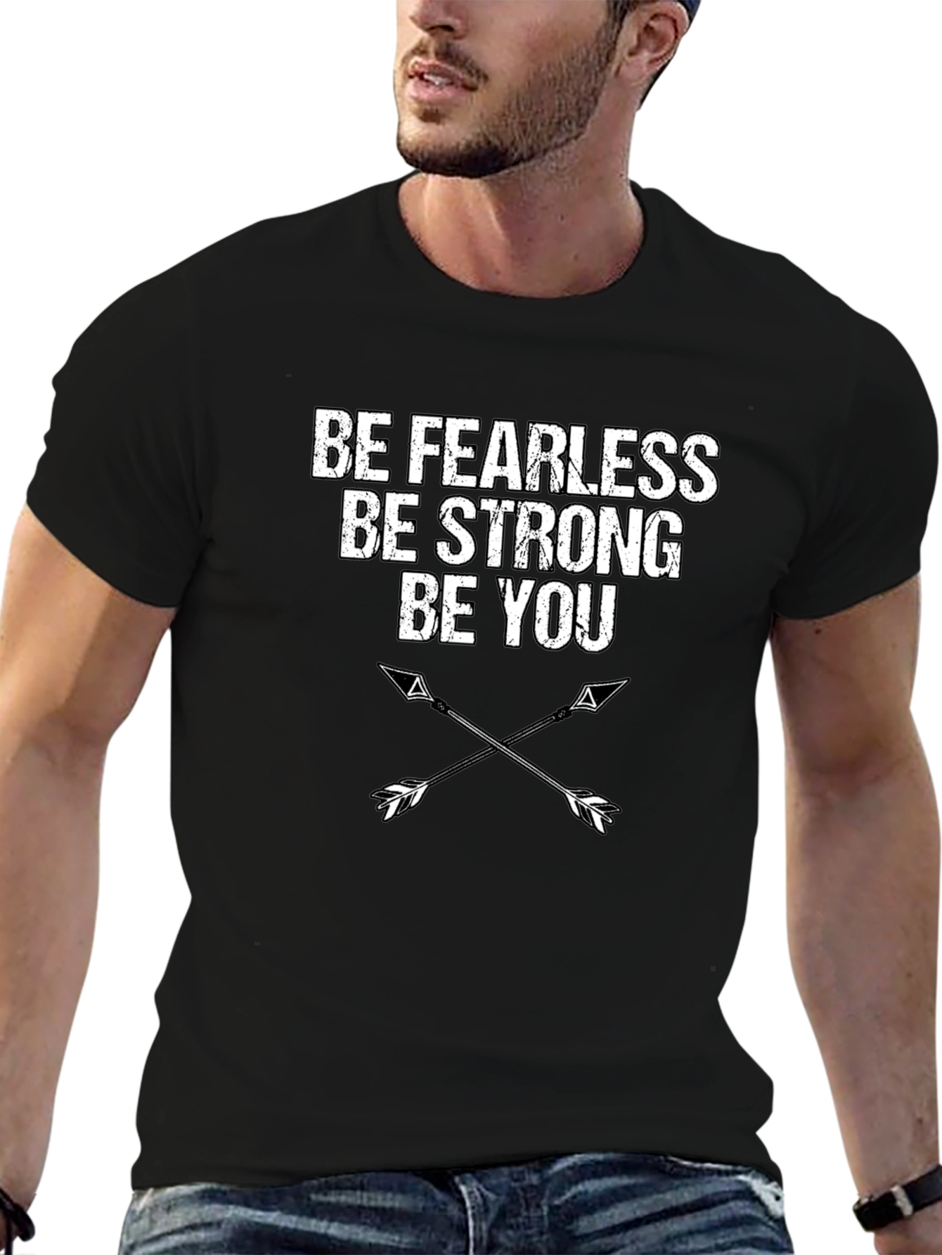 Be Fearless Strong You - Arrow Graphic Tee