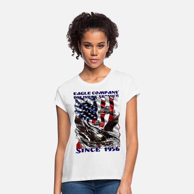 V8 Delivery Truck Driver Shirts American Flag