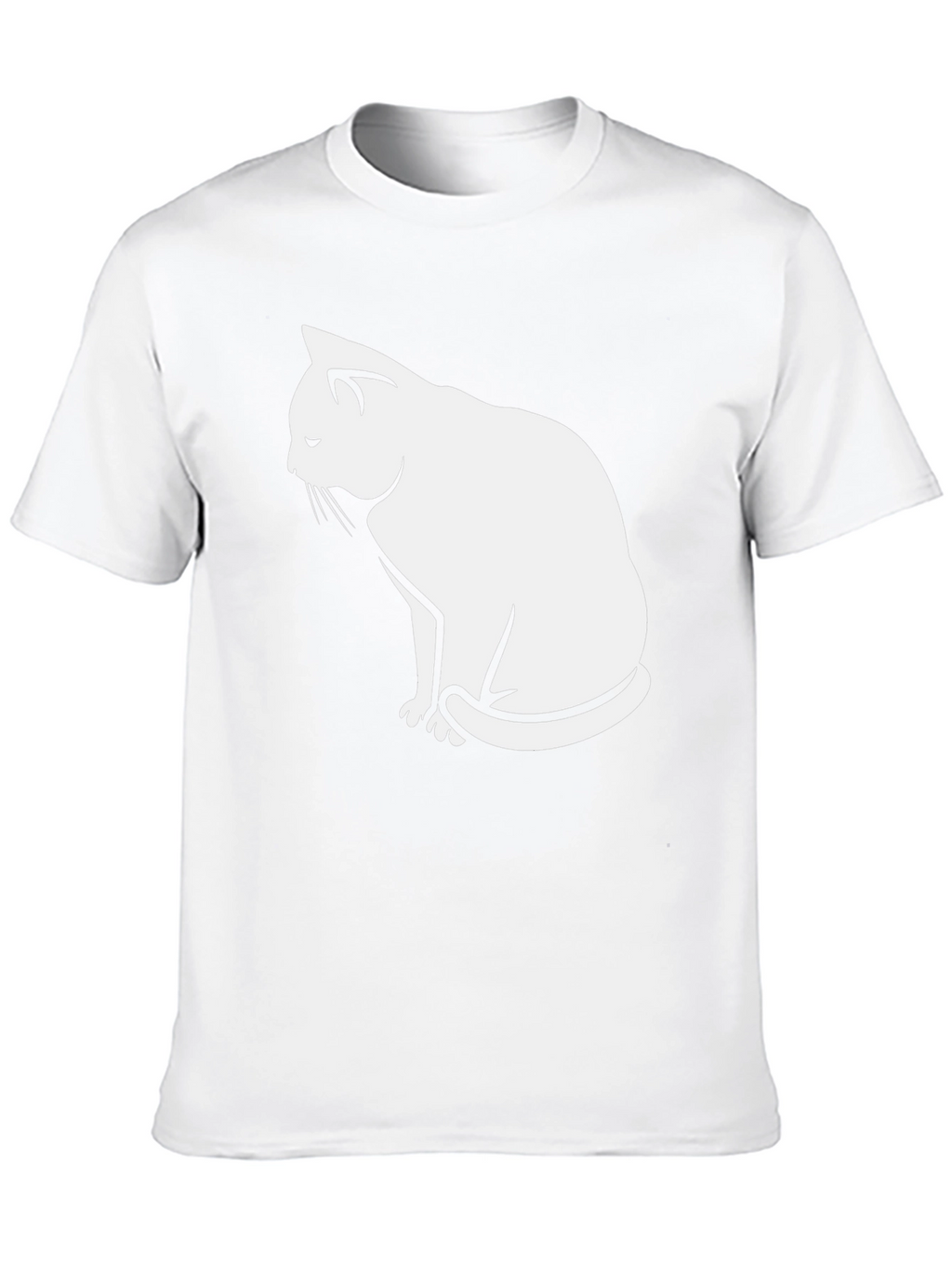 Black Cat Silhouette T-Shirt