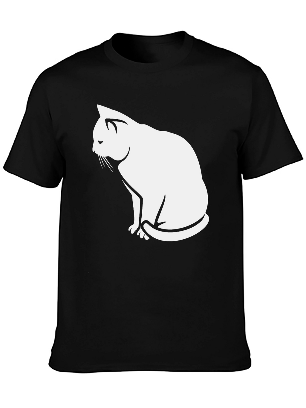 Black Cat Silhouette T-Shirt