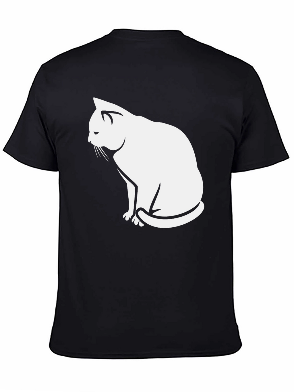 Black Cat Silhouette T-Shirt