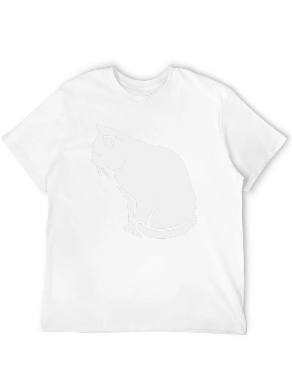 Black Cat Silhouette T-Shirt